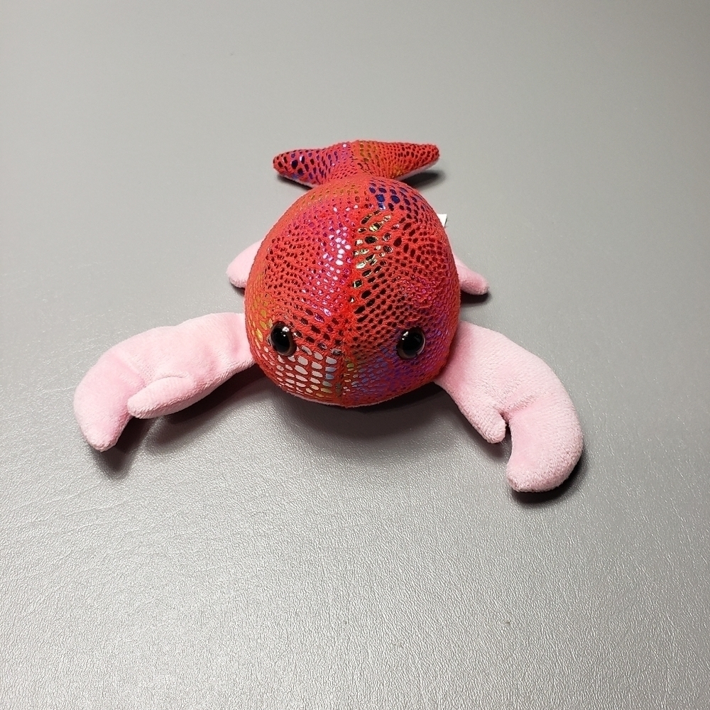 Girls red and pink lobster stuffed animal plush